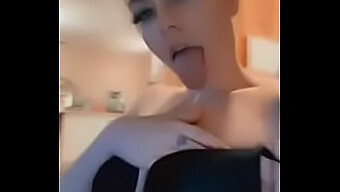 Thirsty Babe Sucks On A Big Dick